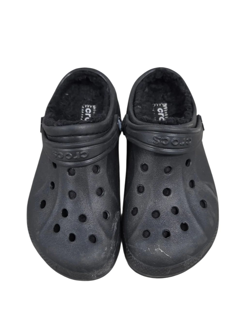 CROCS Size 12/13 Classic Lined Clogs in Black